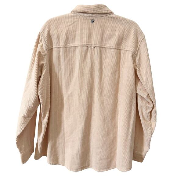 Kuhl Tallula Cord Button Up Shirt in "Sea Salt" Cream Style 8244 Size XL - Picture 8 of 14